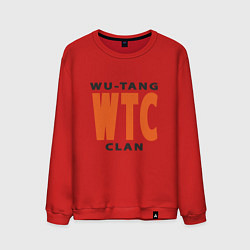 Свитшот хлопковый мужской Wu-Tang WTC, цвет: красный