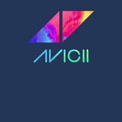 Свитшот хлопковый мужской AVICII RAIBOW, цвет: тёмно-синий — фото 2