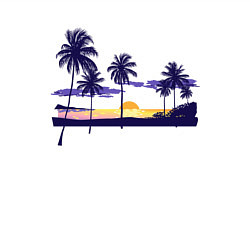 Свитшот хлопковый мужской ПАЛЬМЫ, цвет: белый — фото 2