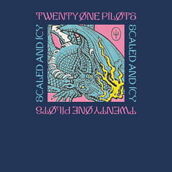 Свитшот хлопковый мужской Twenty One Pilots SAI, цвет: тёмно-синий — фото 2