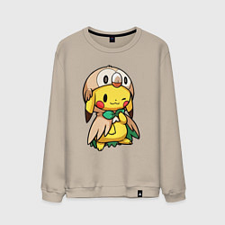 Мужской свитшот Пикачу - совенок