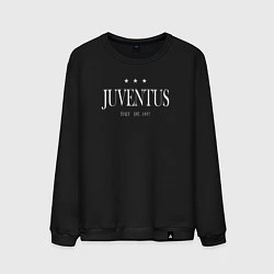 Свитшот хлопковый мужской Juventus Tee est 1897 2021, цвет: черный