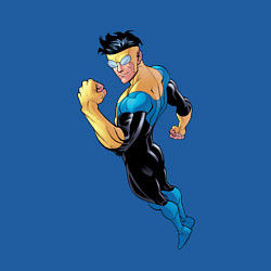 Свитшот хлопковый мужской НЕУЯЗВИМЫЙ INVINCIBLE, цвет: синий — фото 2