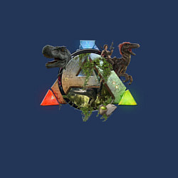 Свитшот хлопковый мужской ARK Survive, цвет: тёмно-синий — фото 2