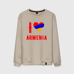 Мужской свитшот I Love Armenia