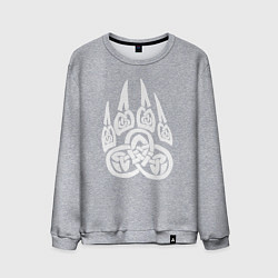Мужской свитшот Символ Велеса Медвежья лапа