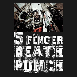 Свитшот хлопковый мужской Five Finger Death Punch, цвет: черный — фото 2