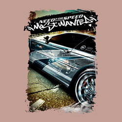 Свитшот хлопковый мужской Need for Speed Most Wanted, цвет: пыльно-розовый — фото 2