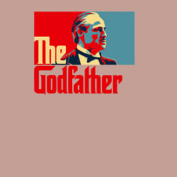 Свитшот хлопковый мужской Godfather logo, цвет: пыльно-розовый — фото 2