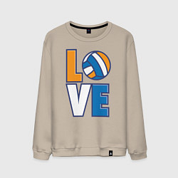 Мужской свитшот Love Volleyball