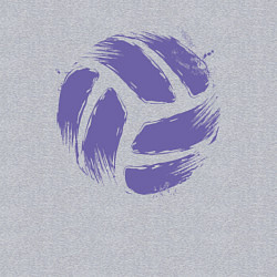 Свитшот хлопковый мужской Мяч - Волейбол, цвет: меланж — фото 2