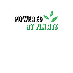 Свитшот хлопковый мужской Powered By Plants, цвет: белый — фото 2