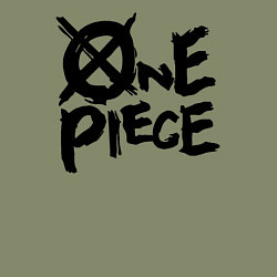 Свитшот хлопковый мужской One Piece Большой куш лого, цвет: авокадо — фото 2