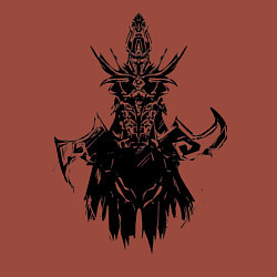 Свитшот хлопковый мужской Мортред Phantom Assasin DOTA2, цвет: кирпичный — фото 2