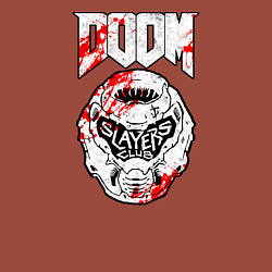 Свитшот хлопковый мужской DOOM SLAYERS, цвет: кирпичный — фото 2