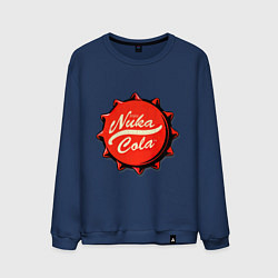 Свитшот хлопковый мужской Nuka Cola Fallout, цвет: тёмно-синий