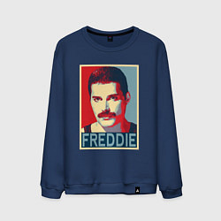 Свитшот хлопковый мужской Freddie, цвет: тёмно-синий