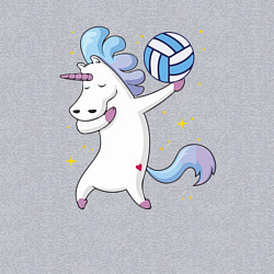 Свитшот хлопковый мужской Unicorn Volleyball, цвет: меланж — фото 2