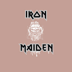 Свитшот хлопковый мужской IRON MAIDEN АЙРОН МЕЙДЕН Z, цвет: пыльно-розовый — фото 2