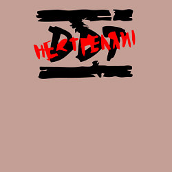 Свитшот хлопковый мужской DDT НЕ СТРЕЛЯЙ!, цвет: пыльно-розовый — фото 2