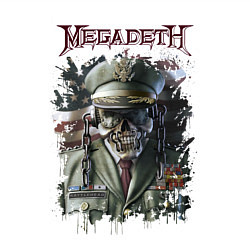 Свитшот хлопковый мужской Megadeth Мегадеф Z, цвет: белый — фото 2