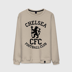 Свитшот хлопковый мужской Chelsea CFC, цвет: миндальный