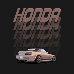 Свитшот хлопковый мужской Honda S2000, цвет: черный — фото 2