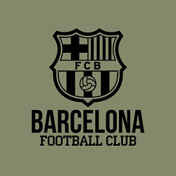 Свитшот хлопковый мужской Barcelona FC, цвет: авокадо — фото 2