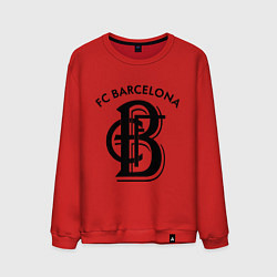 Свитшот хлопковый мужской FC Barcelona, цвет: красный