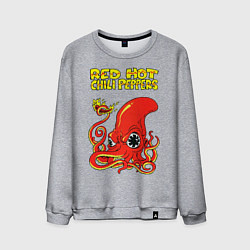 Свитшот хлопковый мужской RED HOT CHILI PEPPERS, цвет: меланж