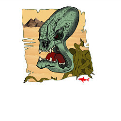 Свитшот хлопковый мужской Mummy Zombi, цвет: белый — фото 2