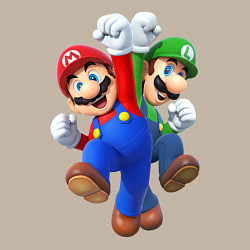 Свитшот хлопковый мужской Mario Bros, цвет: миндальный — фото 2