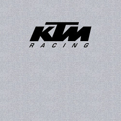 Свитшот хлопковый мужской КТМ МОТОКРОСС KTM RACING, цвет: меланж — фото 2