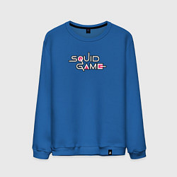 Свитшот хлопковый мужской Squid Game 2021, цвет: синий