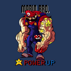 Свитшот хлопковый мужской Big Mario, цвет: тёмно-синий — фото 2