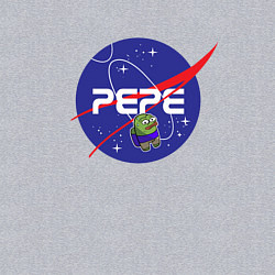 Свитшот хлопковый мужской Pepe Pepe space Nasa, цвет: меланж — фото 2