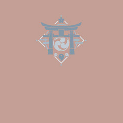 Свитшот хлопковый мужской Genshin Impact - Инадзума, цвет: пыльно-розовый — фото 2