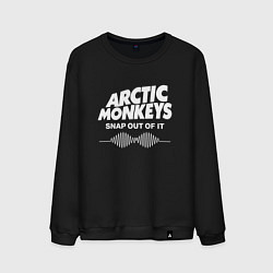 Свитшот хлопковый мужской Arctic Monkeys, группа, цвет: черный
