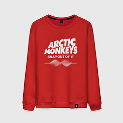 Свитшот хлопковый мужской Arctic Monkeys, группа, цвет: красный