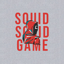 Свитшот хлопковый мужской Кальмар Игра, цвет: меланж — фото 2