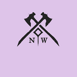 Свитшот хлопковый мужской Logo New World, цвет: лаванда — фото 2