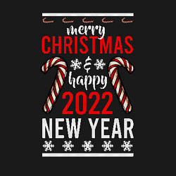 Свитшот хлопковый мужской Happy 2022 NY, цвет: черный — фото 2