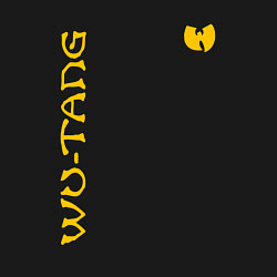 Свитшот хлопковый мужской WU TANG CLAN LOGO YELLOW, цвет: черный — фото 2