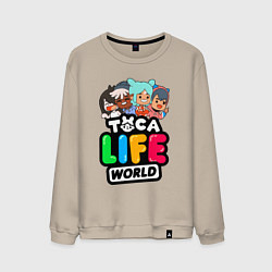 Мужской свитшот TOCA LIFE WORLD ТОКА ЛАЙФ ВОРЛД ПЕРСОНАЖИ