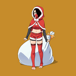 Свитшот хлопковый мужской Christmas Girl, цвет: горчичный — фото 2