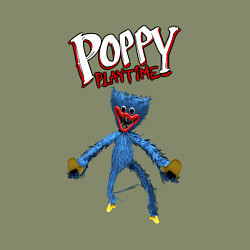 Свитшот хлопковый мужской Poppy Playtime: Monster Huggy, цвет: авокадо — фото 2