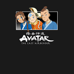 Свитшот хлопковый мужской Аватар Легенда об Аанге, цвет: черный — фото 2