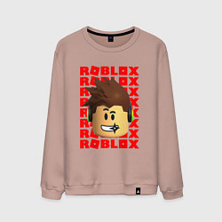 Мужской свитшот ROBLOX RED LOGO LEGO FACE