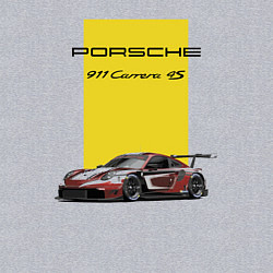 Свитшот хлопковый мужской Porsche Carrera 4S Motorsport, цвет: меланж — фото 2