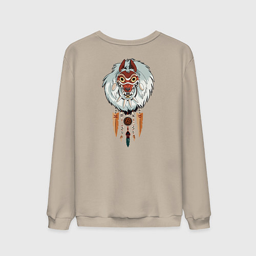 Мужской свитшот Angry princess / Миндальный – фото 2